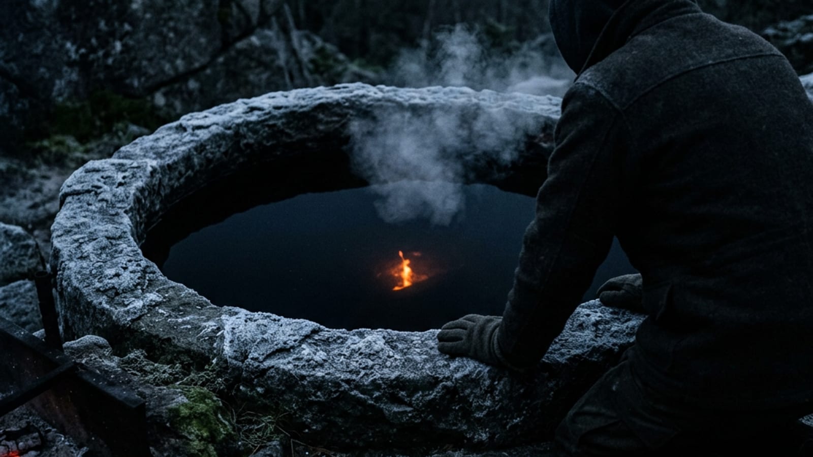 A controlled flame against cold stone illustrating hormesis, the concept of beneficial good stress in small doses